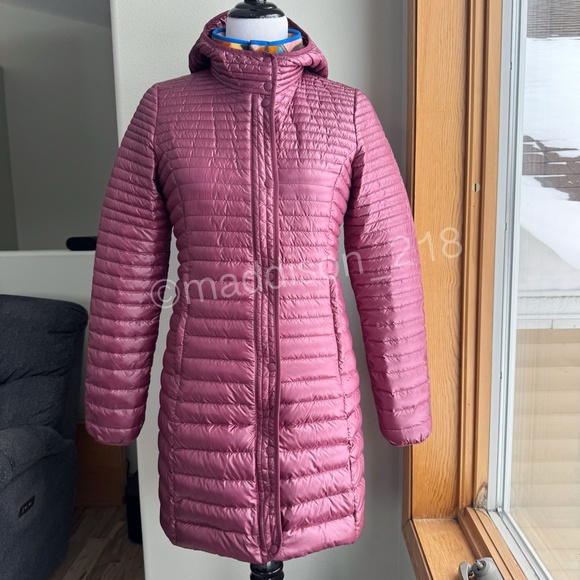 Patagonia Lightweight Fiona Parka Small Oxblood Red 600-fill down Windproof S - Picture 2 of 15